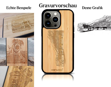 INDIVIDUEL iPhone 15 Pro bambou plastique